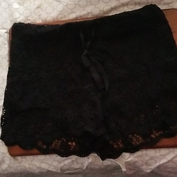 No Boundaries Pants - No Boundaries black lace shorts No Boundaries Pants - No Boundaries black lace shorts